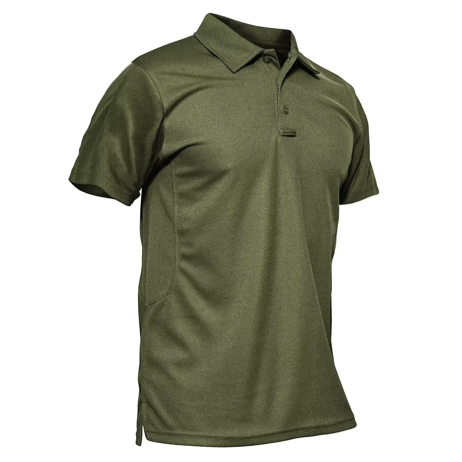 MAGCOMSEN Mens Polo Shirts Short Sleeve Quick Dry Breathable Pique Golf Shirt Tactical Collared Casual Work Shirt