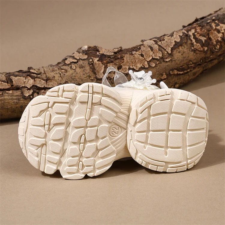 Spring 2026 Toddler Girls Sport Shoes Bling Soft Sole Breathable Outdoor Tennis Fashion Kids Sneakers Children Shoes