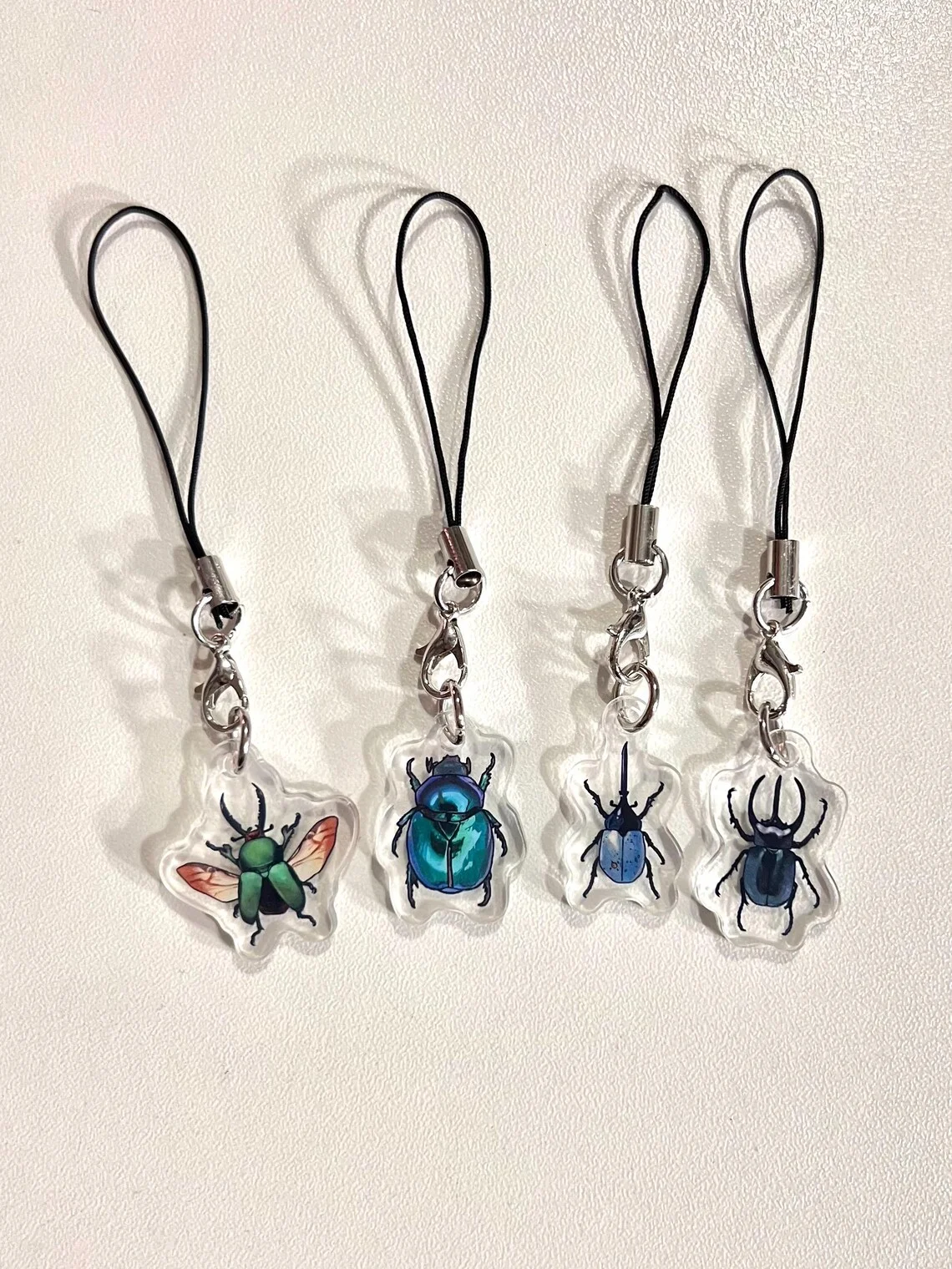 Beetle Phone Charms Trendy Beetle Design Mobile Phone Accessories for Women Kids Fashion Jewelry Decoration