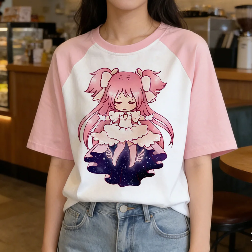 Madoka Magica tshirt femme cutecore scene  meme 2000s streetwear t shirt japan 80s goth alternative  baddie