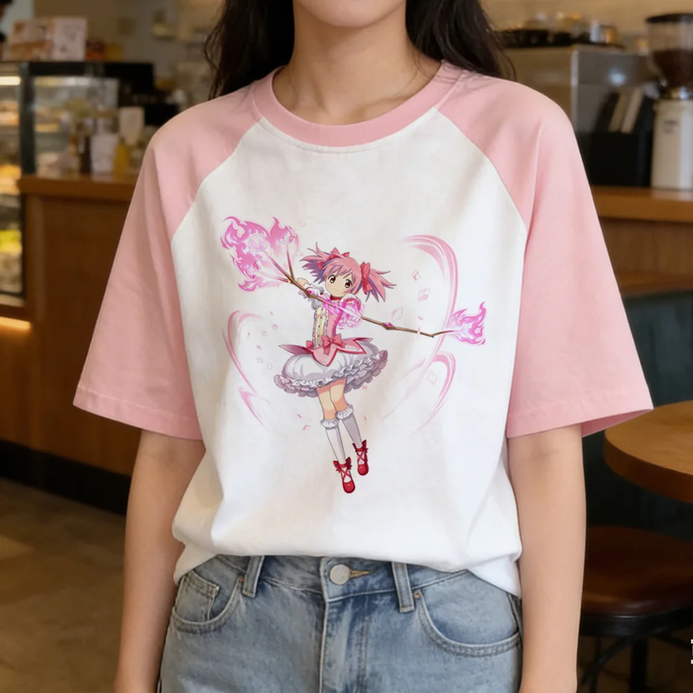 Madoka Magica tshirt femme cutecore scene  meme 2000s streetwear t shirt japan 80s goth alternative  baddie