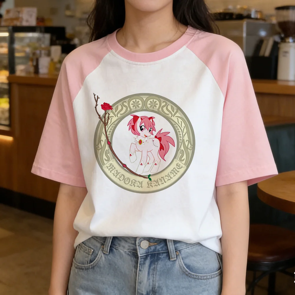 Madoka Magica tshirt femme cutecore scene  meme 2000s streetwear t shirt japan 80s goth alternative  baddie
