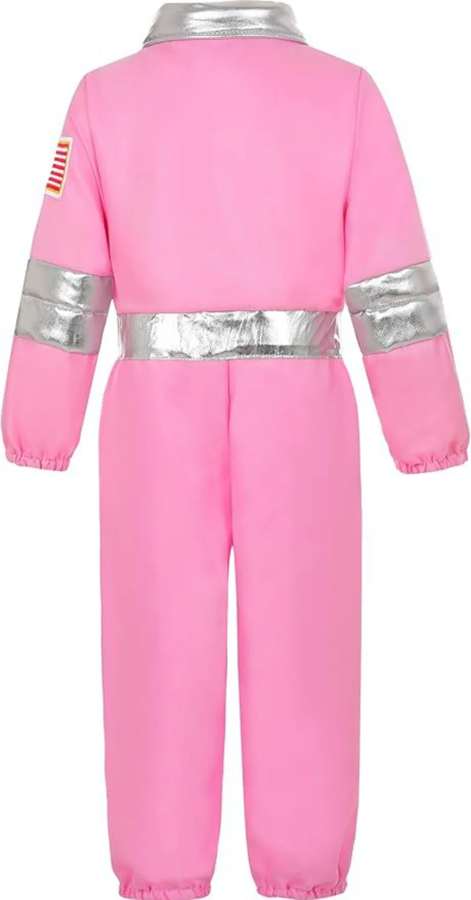 Pop Space-Themed Dress-Up Girls Outfits Pink Kids Astronaut Costume Space Explorer Role-Play Carnival Party Child Jumpsuit BYS17