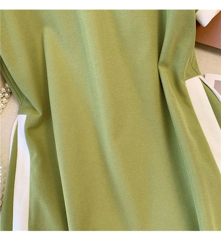 Plus Size Women's Summer Fashion Short Sleeve Dress A-Line Office Lady New Arrival Trendy Comfortable Breathable