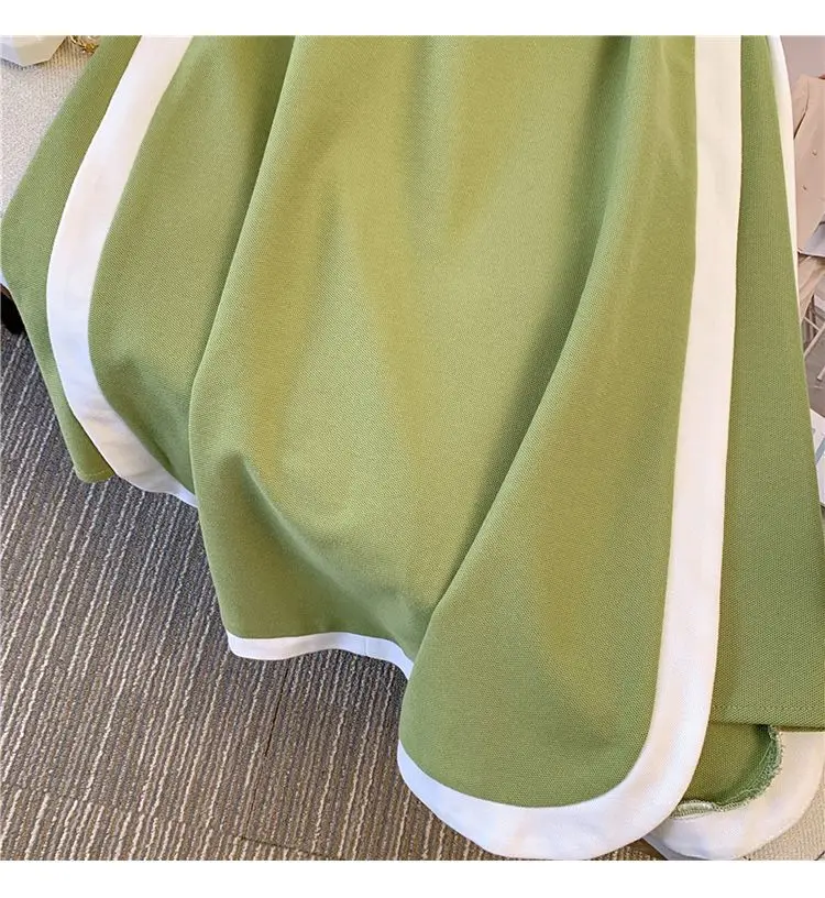 Plus Size Women's Summer Fashion Short Sleeve Dress A-Line Office Lady New Arrival Trendy Comfortable Breathable