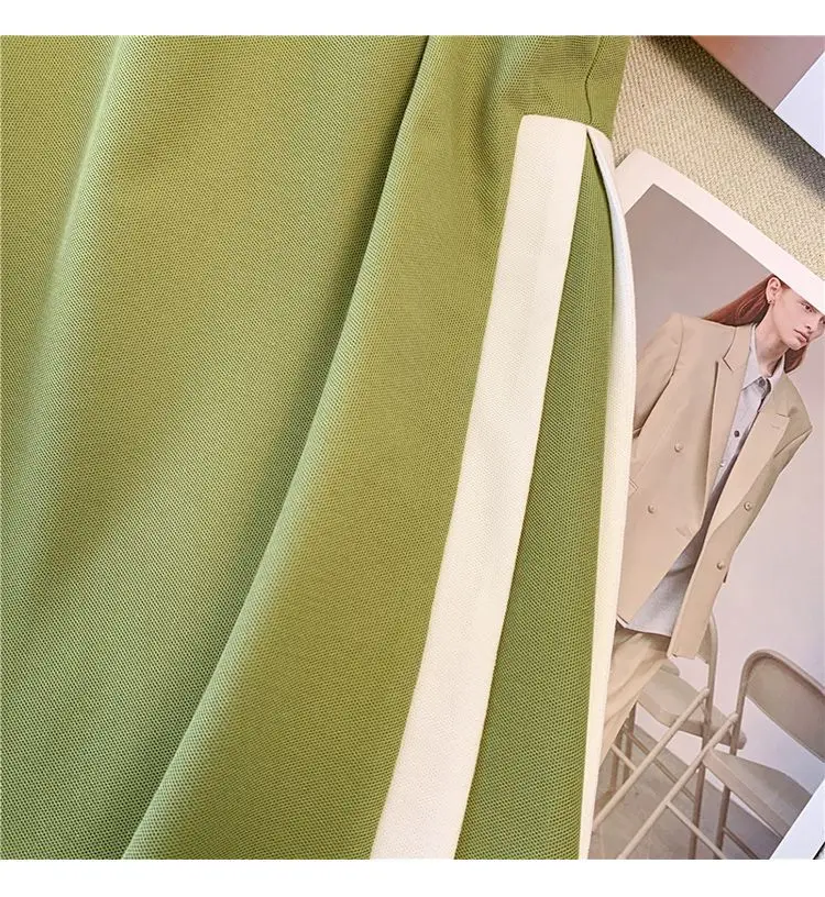 Plus Size Women's Summer Fashion Short Sleeve Dress A-Line Office Lady New Arrival Trendy Comfortable Breathable