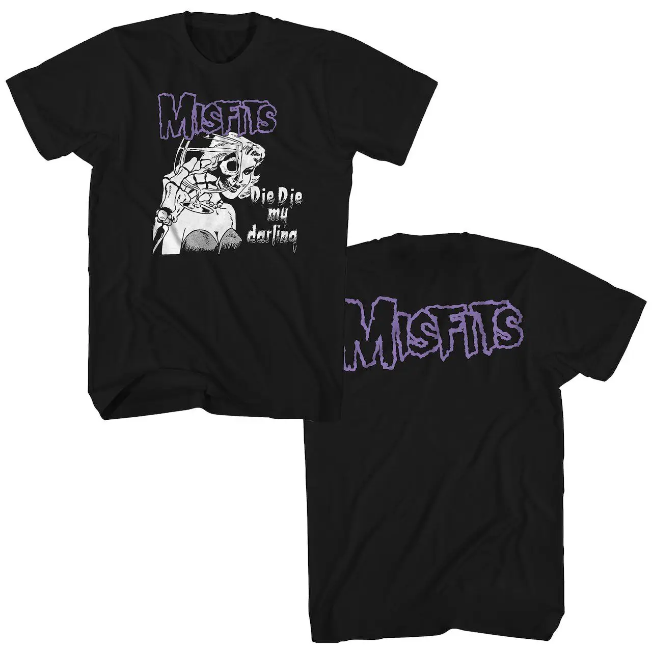 The Misfits Band Rock Hardcore Punk Style Casual T-Shirt Men's and Women's Luxury Brand Top 2026 New Band