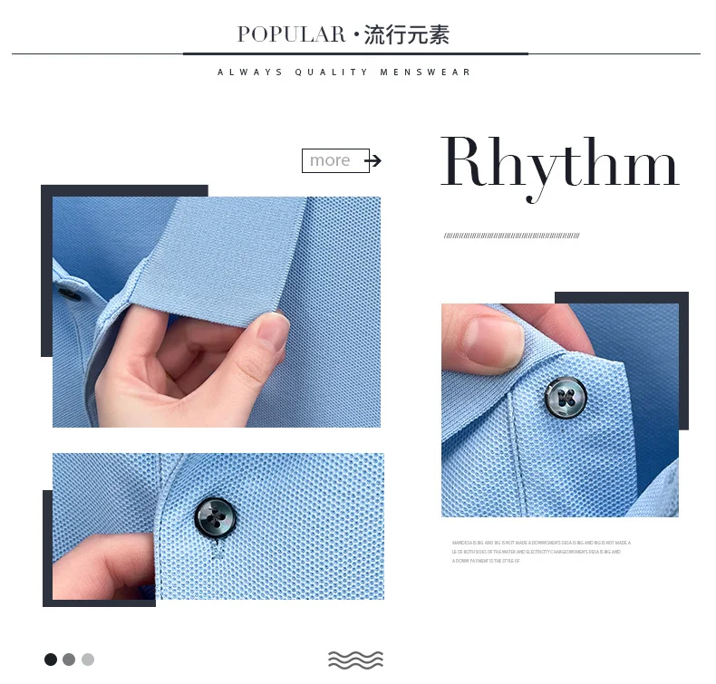 Luxury Brand Men's Letter Embroider Short Sleeve Lapel T-shirt 100% Cotton Polo Shirt Fashionable Commuting Versatile Men's Wear