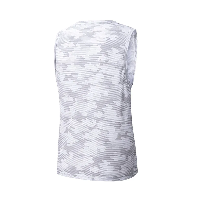 Sleeveless T-shirt Men Quick-drying Fitness Bodybuilding Shirt Male Fashion Basketball Vest Mesh Breathable Summer Gym Tank Men