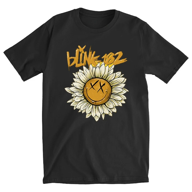 Blink 182 Blink 182 Punk Band Casual T-Shirt Men's and Women's Luxury Band Brand Top 2026