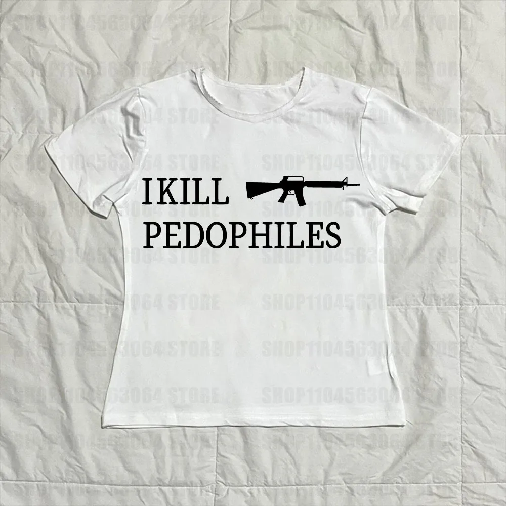 Grunge Punk Hip Hop Y2K Womens T-Shirt Short Sleeve Sexy Slim Chic Fashion Printed Crop Top Gothic Harajuku Emo Girls Streetwear