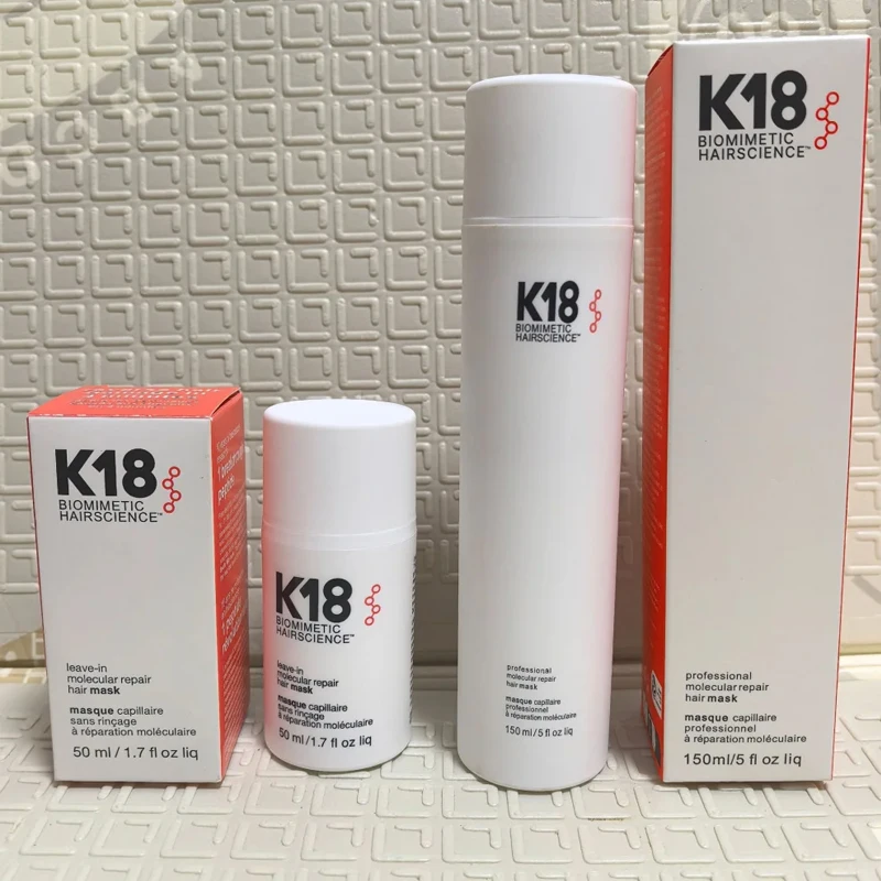 2026 Hot Seller K18 50ml 150ml Deep Conditioning Keratin Treatment Soften Hair Smoothing Healthy Shampoo and Hair Care 2-in-1