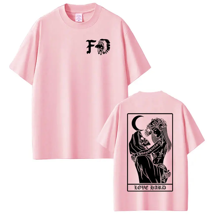Forward Observations Group Skeleton Graphic T-shirt Men Women Fashion Vintage Oversized Casual Short Sleeve Tee Shirt Streetwear