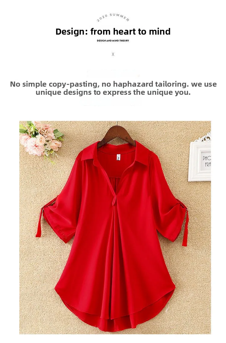 Plus Size Women's Summer Casual Comfortable Women's Clothing Loose Office Lady Fashion New Arrival Trendy