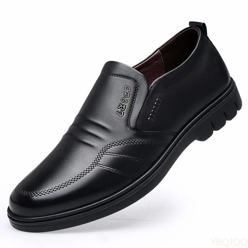 2025 Large Size Fashionable Men's Office Formal Shoes Low Cut Daily Comfortable Round Toe Multifunctional Men's Wedding Shoes