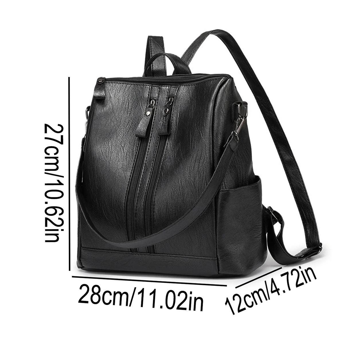 Women's Fashion Casual Backpack, Small Lightweight Daily Travel Bag for College, Commute, Outdoor, Cute Everyday Shoulder Bag