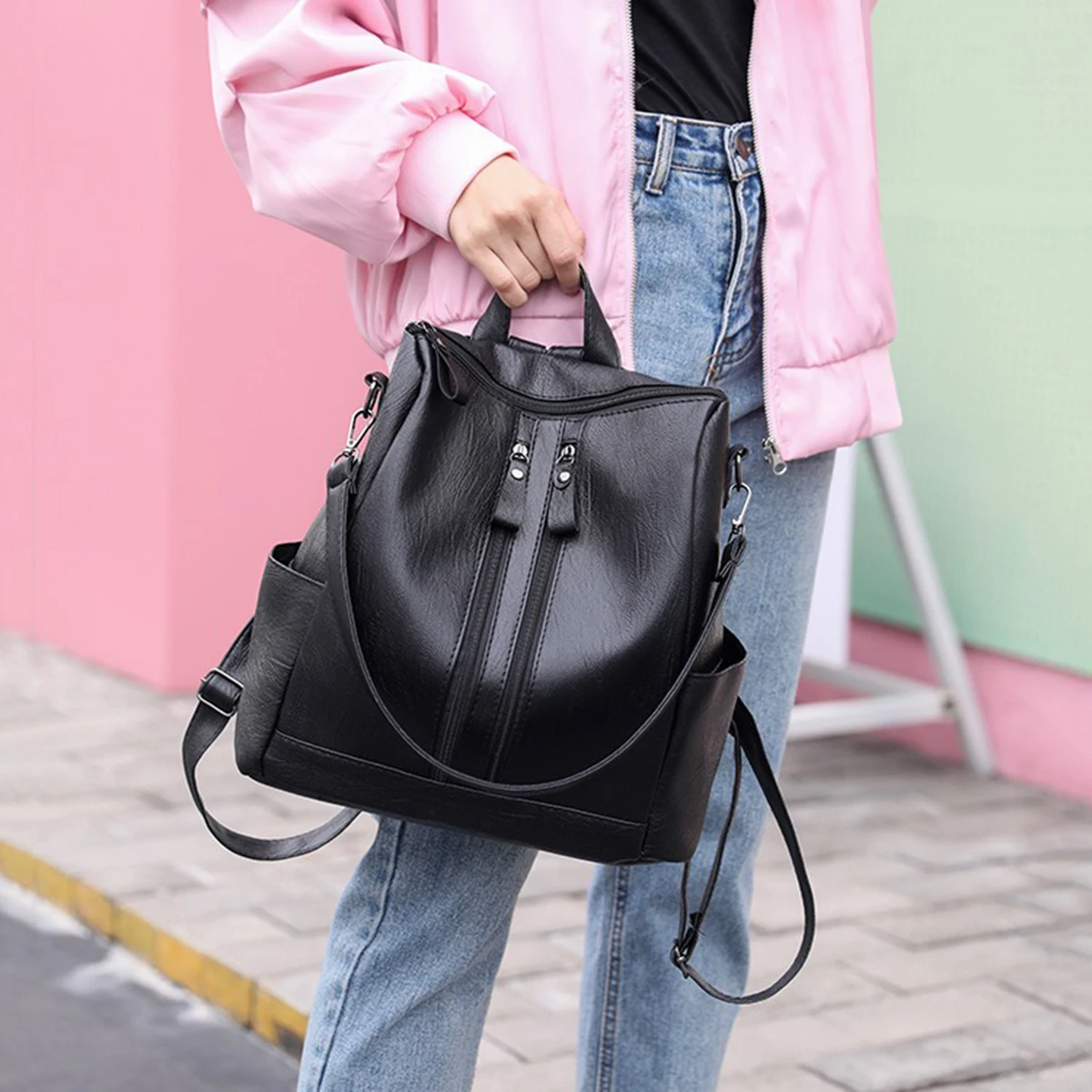 Women's Fashion Casual Backpack, Small Lightweight Daily Travel Bag for College, Commute, Outdoor, Cute Everyday Shoulder Bag