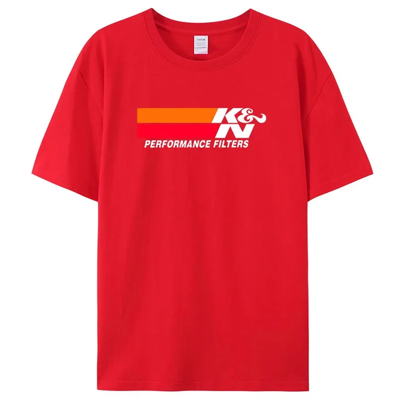 New T-ShirtK&N High Performance Air & Oil Filters Air Intakes Men Cotton Cool Harajuku Funny T-Shirt Male Vintage Tee-shirt