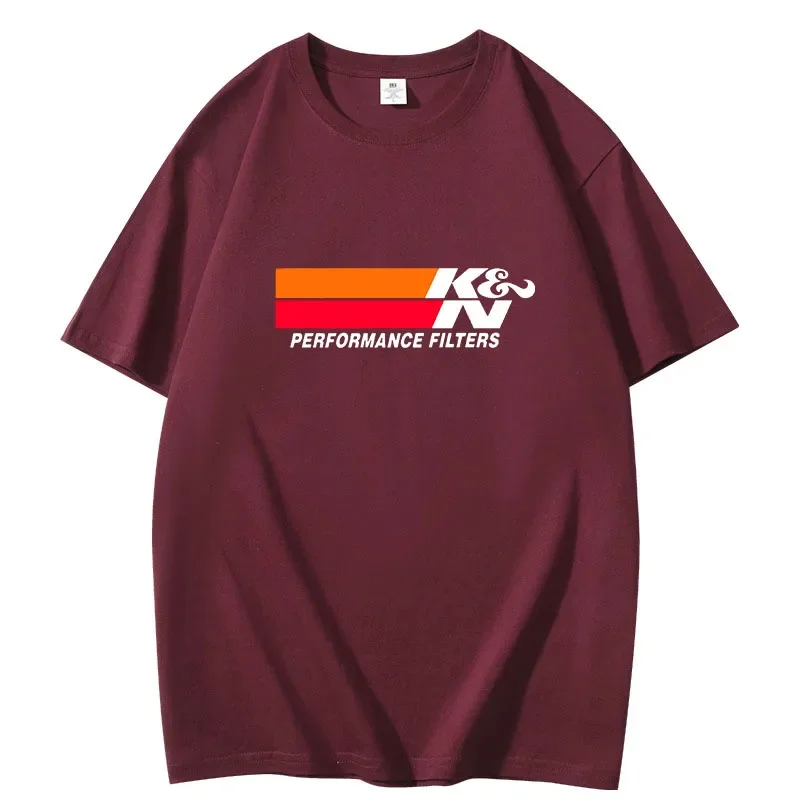 New T-ShirtK&N High Performance Air & Oil Filters Air Intakes Men Cotton Cool Harajuku Funny T-Shirt Male Vintage Tee-shirt