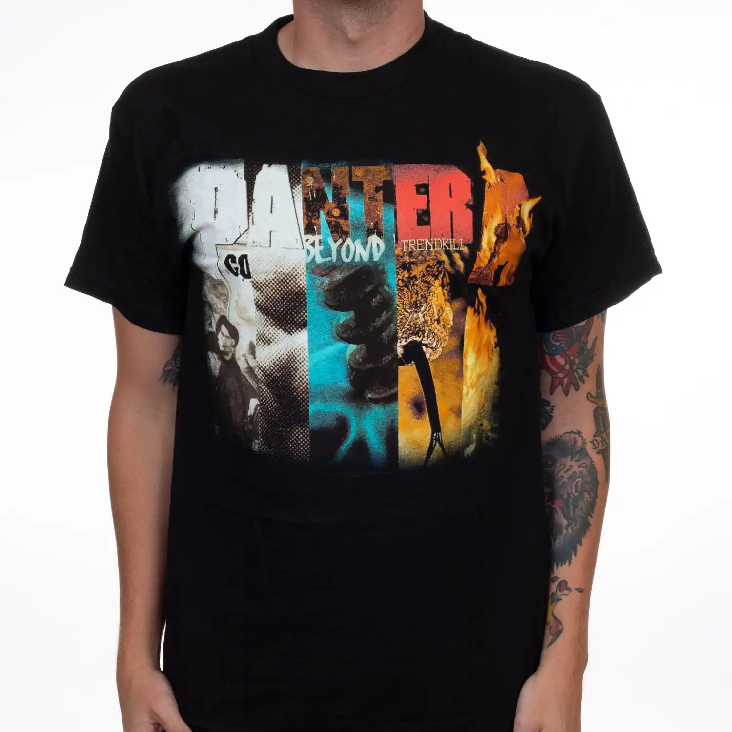 Pantera Flames Band Logo Casual T-shirt Luxury Brand for Men and Women Top 2026 New