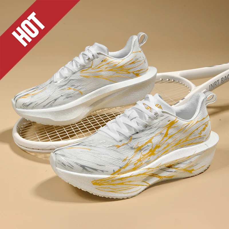Running Shoes Carbon Board Speciality Marathon Men Sports Breathable Lightweight Women's Comfortable Athletic Nonskid Sneakers
