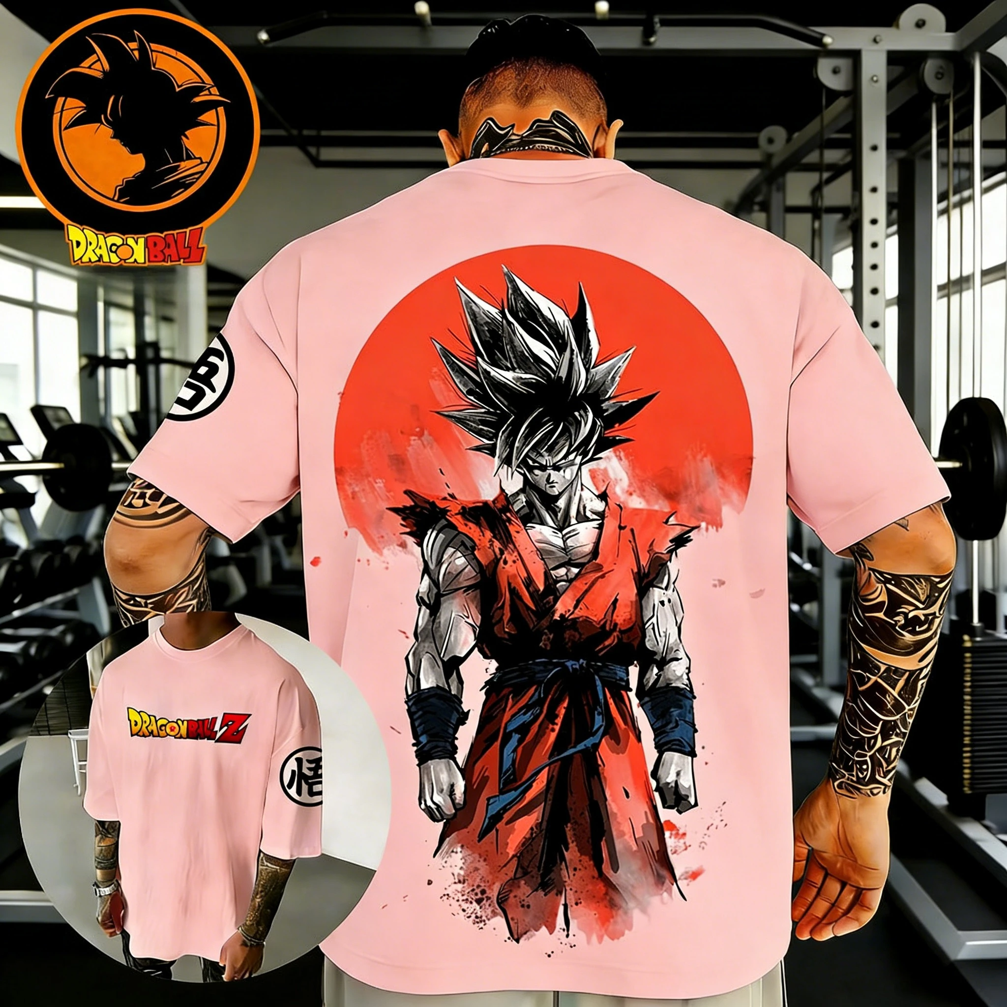 Dragon Ball Anime Cotton T-shirt 2026 Summer New Goku Printed Men's and Women's Harajuku Versatile Casual Short Sleeve Top