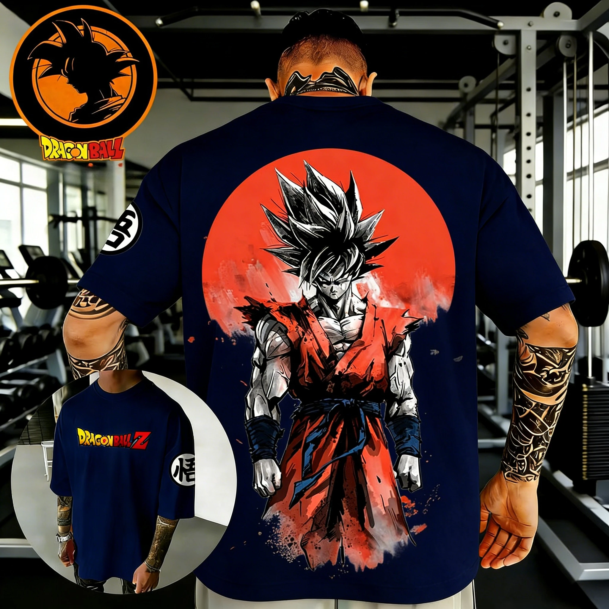 Dragon Ball Anime Cotton T-shirt 2026 Summer New Goku Printed Men's and Women's Harajuku Versatile Casual Short Sleeve Top