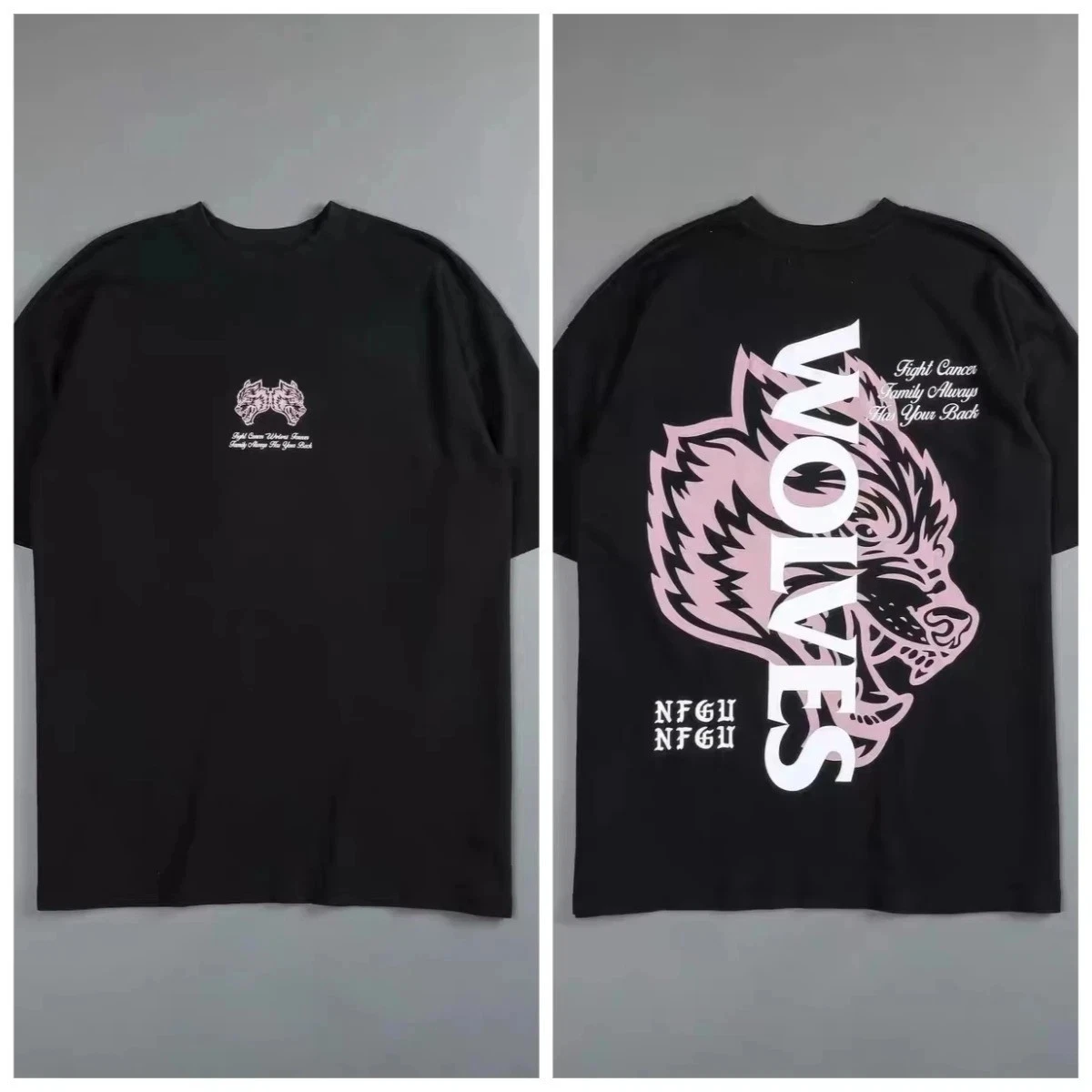 Wolf Head Sports Fitness Training Gym Leisure T-Shirt Men's and Women's Luxury Brand Top 2026 New