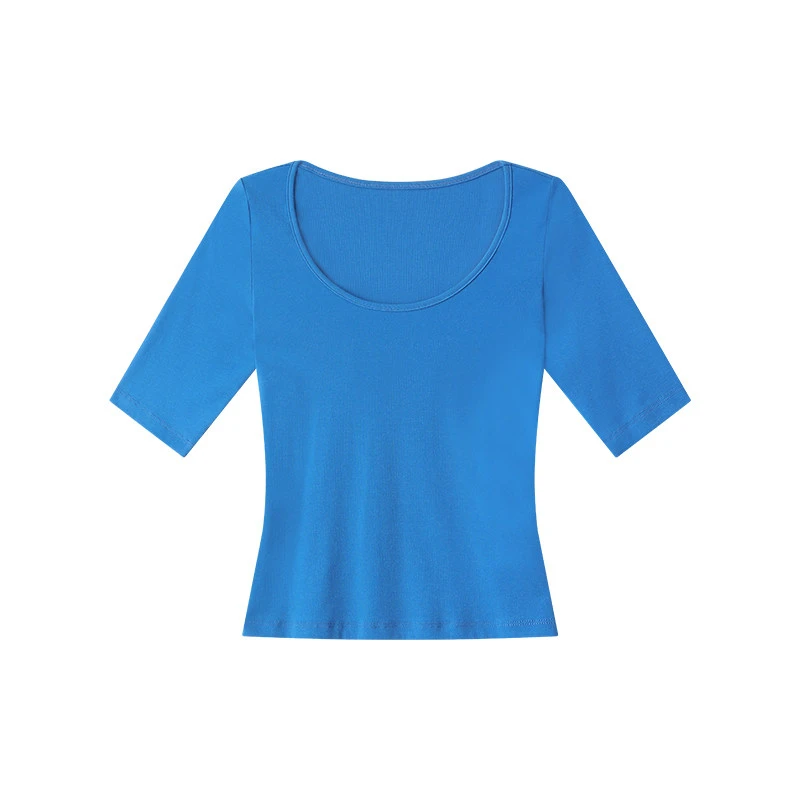 Tonngirls Aesthetic 2000s T-shirt Women Half Sleeve Slim Crop Tops Y2k Fairycore Vintage Tops Streetwear Square Collar Tshirts