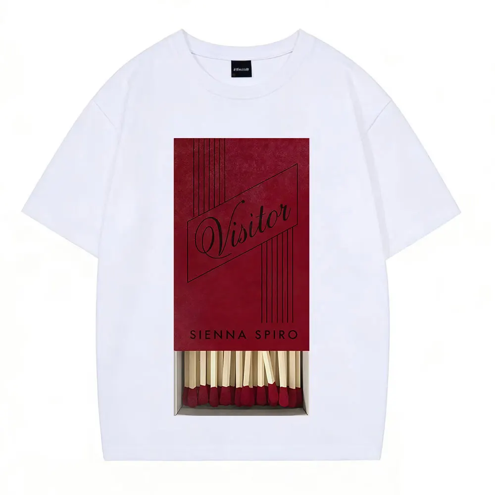Singer Sienna Spiro Fashion Graphics Tshrit Men Women Harajuku T-shirt Summer Loose Casual Cotton Fashion T-shirts Fan Gifts Top