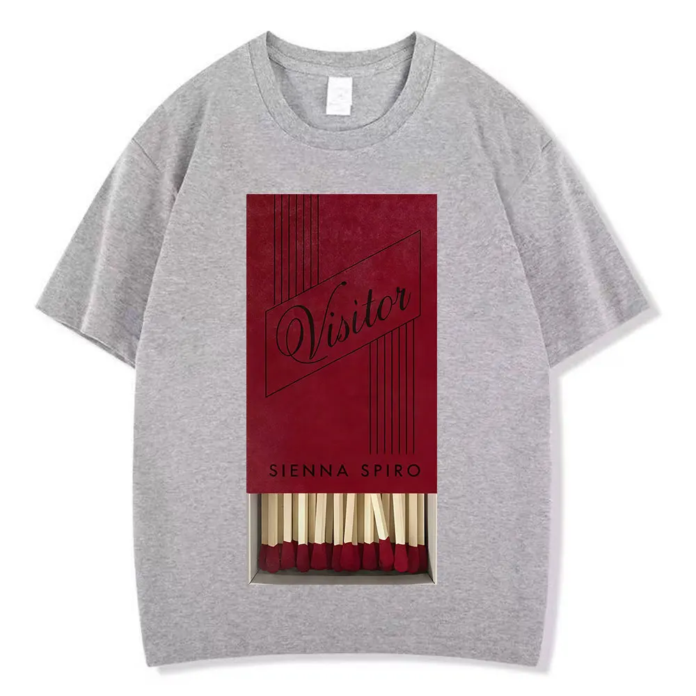 Singer Sienna Spiro Fashion Graphics Tshrit Men Women Harajuku T-shirt Summer Loose Casual Cotton Fashion T-shirts Fan Gifts Top