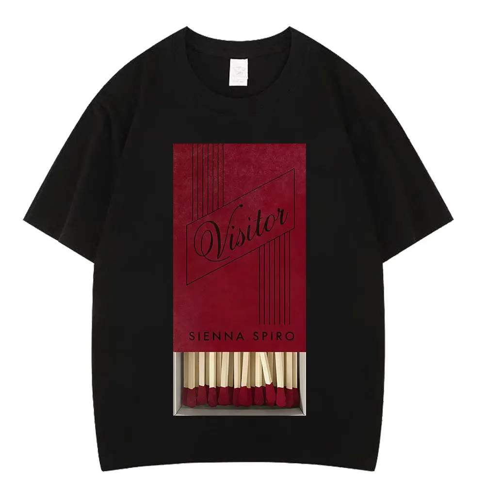 Singer Sienna Spiro Fashion Graphics Tshrit Men Women Harajuku T-shirt Summer Loose Casual Cotton Fashion T-shirts Fan Gifts Top