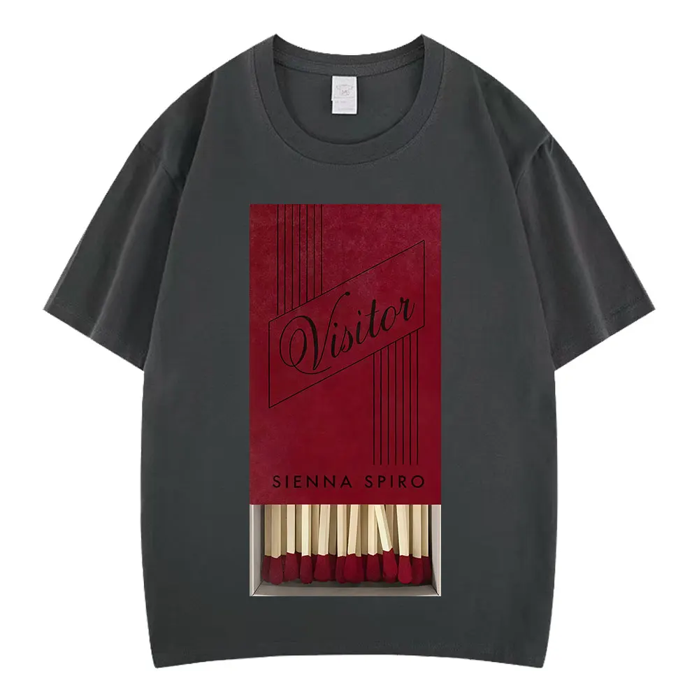 Singer Sienna Spiro Fashion Graphics Tshrit Men Women Harajuku T-shirt Summer Loose Casual Cotton Fashion T-shirts Fan Gifts Top