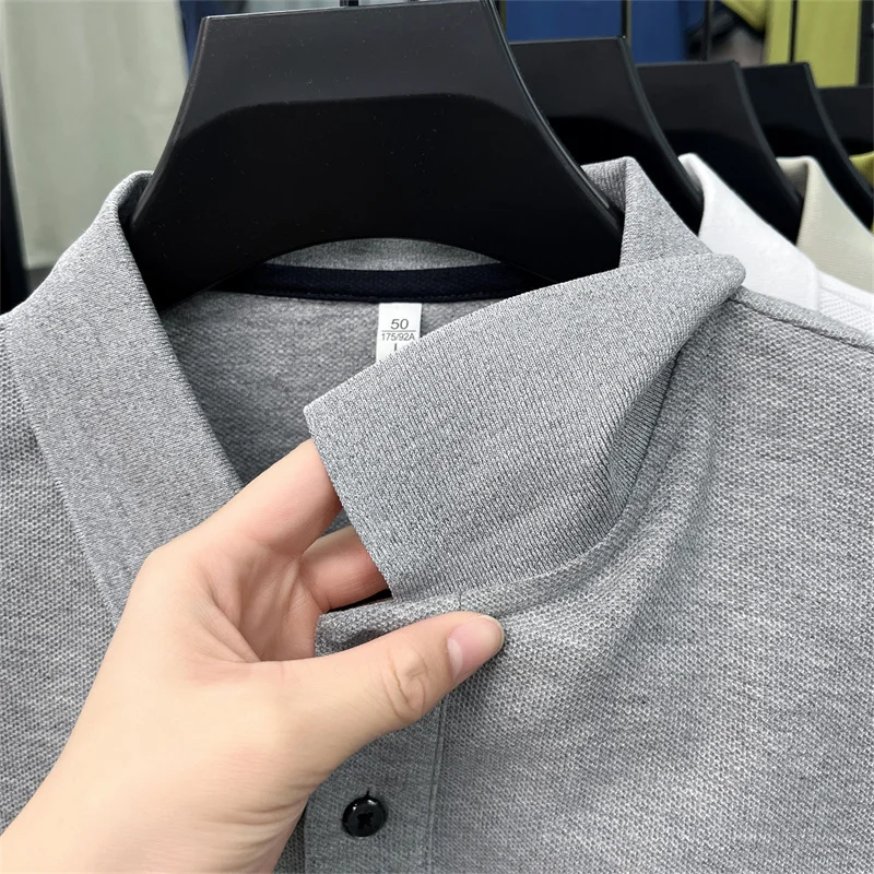 Designer brand 100% cotton short sleeve polo shirt luxury pony embroidery men's fashion summer comfort business casual T-shirt
