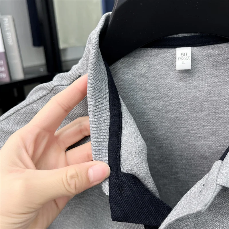 Designer brand 100% cotton short sleeve polo shirt luxury pony embroidery men's fashion summer comfort business casual T-shirt