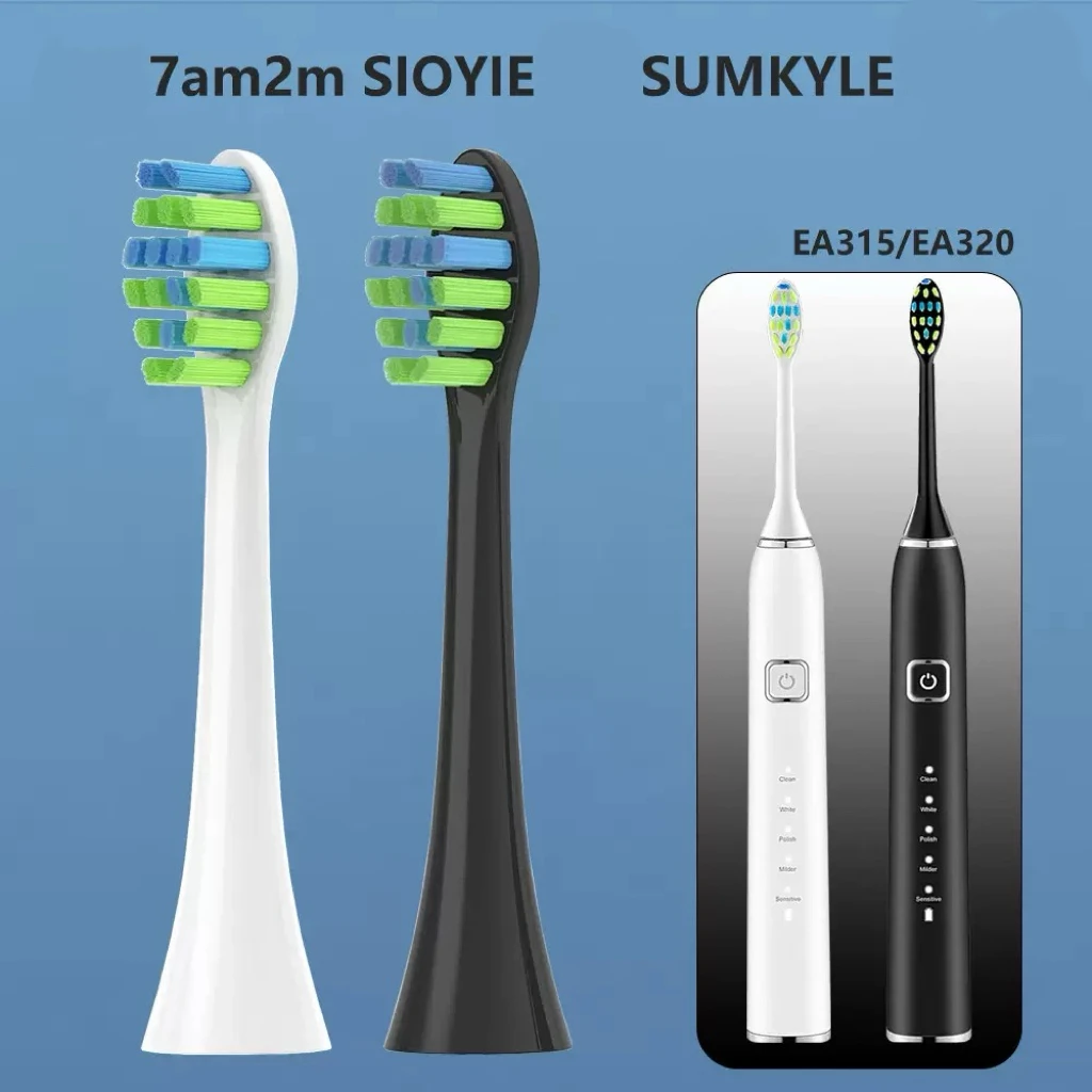 Replacement Toothbrush Heads For Aquavex Pro Black/White/Pink/Colour Electric Toothbrush Soft DuPont Bristles Nozzles Sumkyle