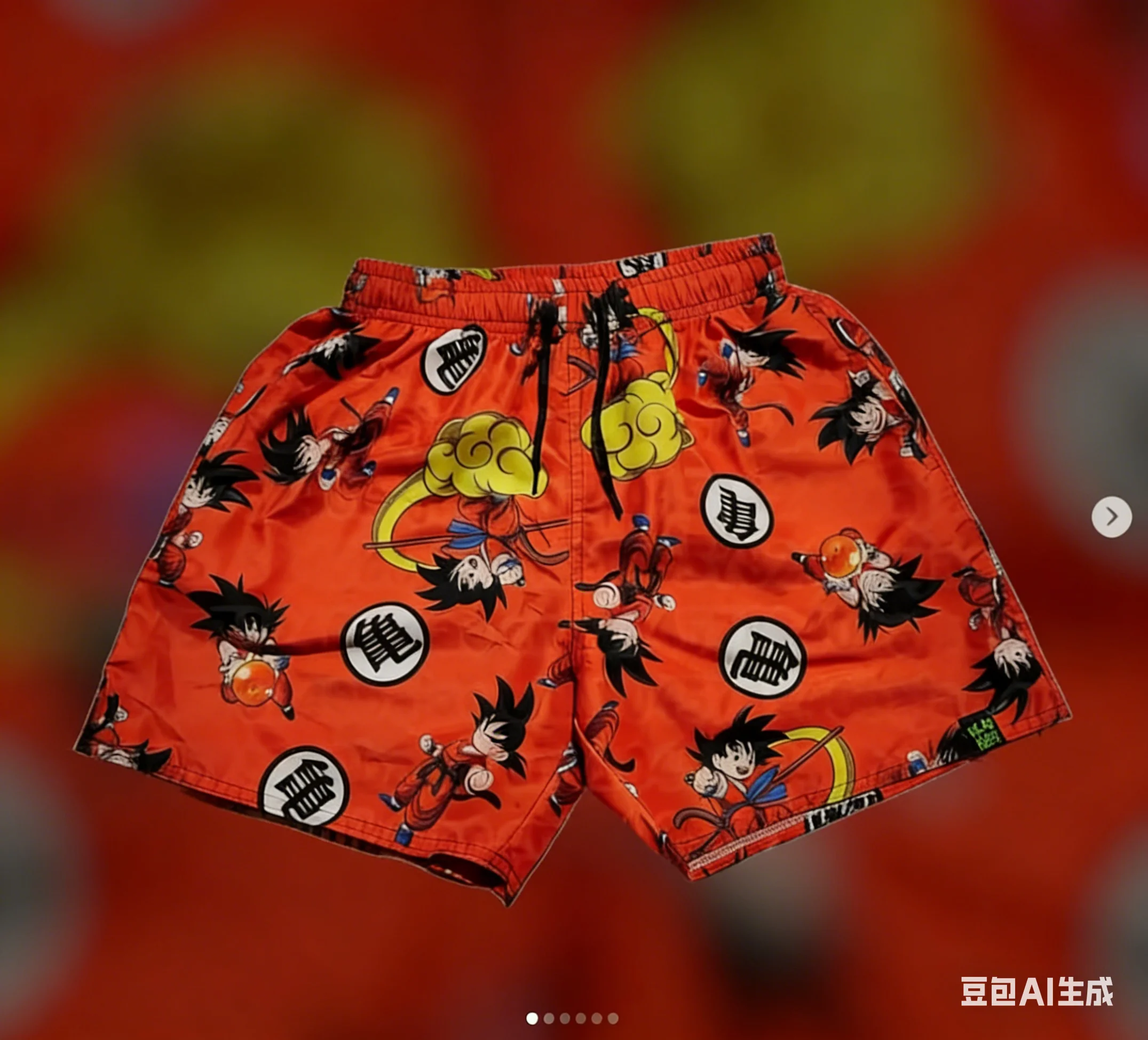 2026 Summer Dragon Ball Men's 3D Printed Shorts Goku Printed Quick-drying Children's Family Sports Breathable Shorts