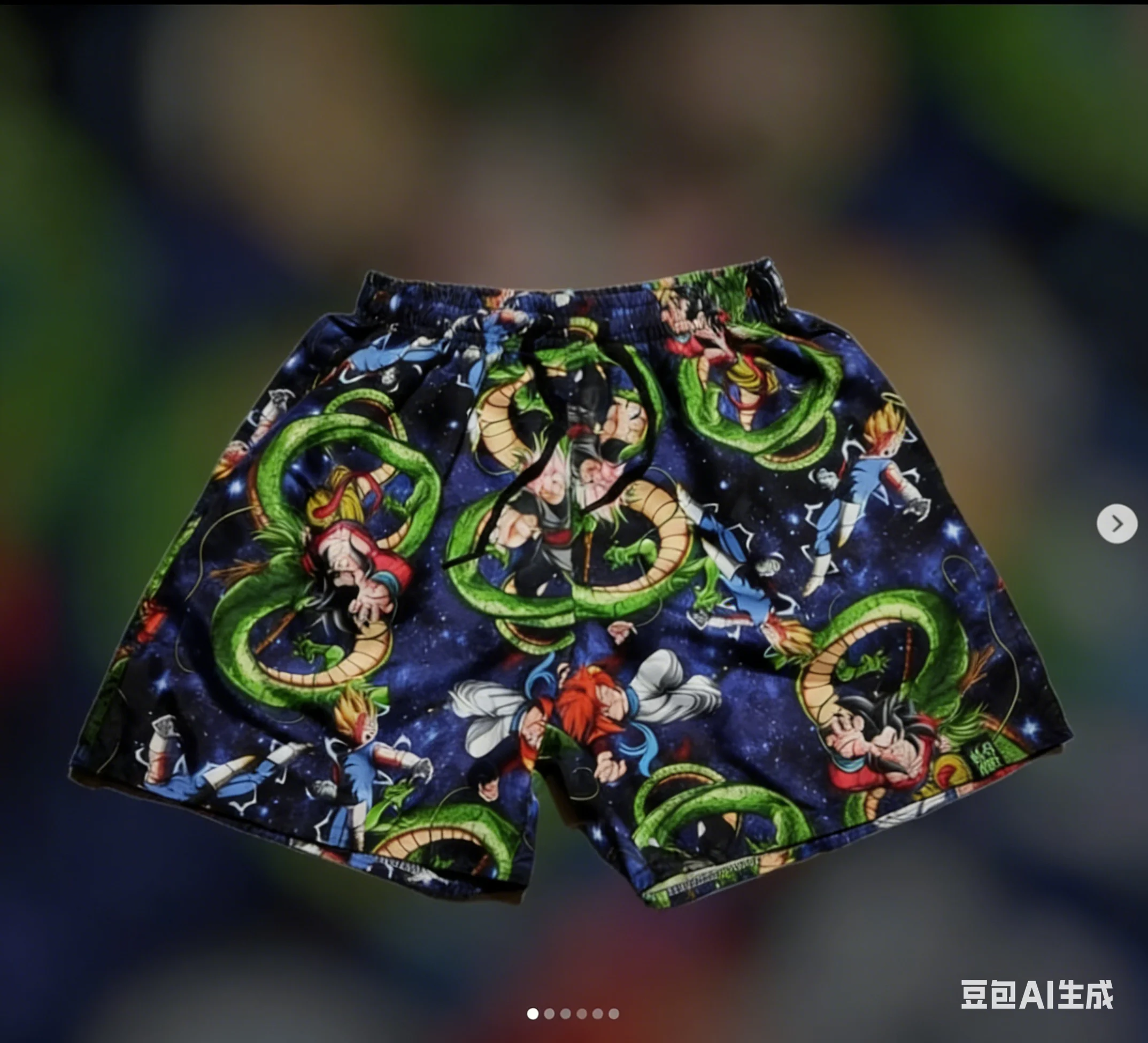 2026 Summer Dragon Ball Men's 3D Printed Shorts Goku Printed Quick-drying Children's Family Sports Breathable Shorts