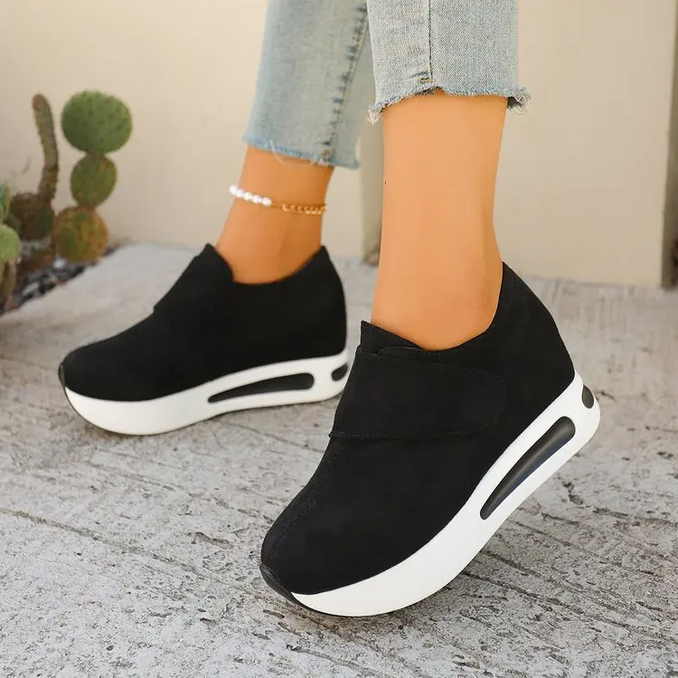 Business Casual Shoes for Women Winter Women'S Casual Comfortable Platform Round Toe Walking Shoes Sports Zapatillas De Mujer
