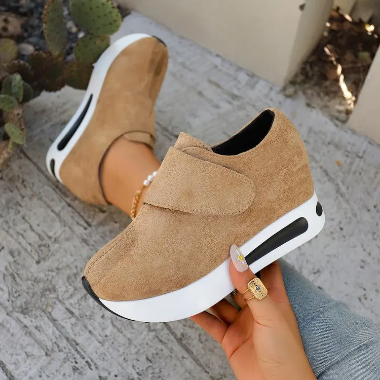 Business Casual Shoes for Women Winter Women'S Casual Comfortable Platform Round Toe Walking Shoes Sports Zapatillas De Mujer