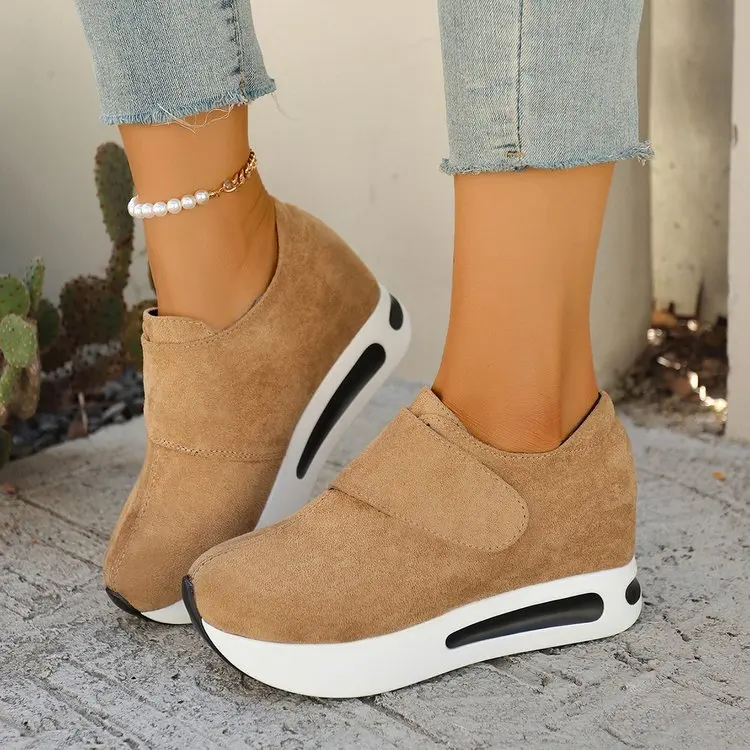 Business Casual Shoes for Women Winter Women'S Casual Comfortable Platform Round Toe Walking Shoes Sports Zapatillas De Mujer
