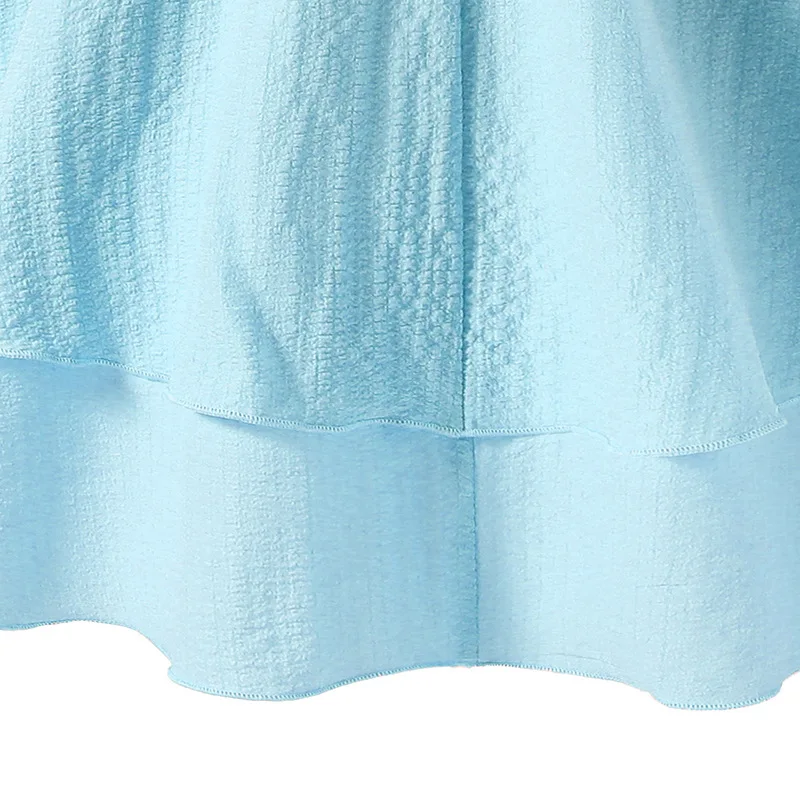 7-12 Years Teen Girls Dress Solid Color Sling Tiered Sleeveless Princess Dress For Kids Children Birthday Present Clothes