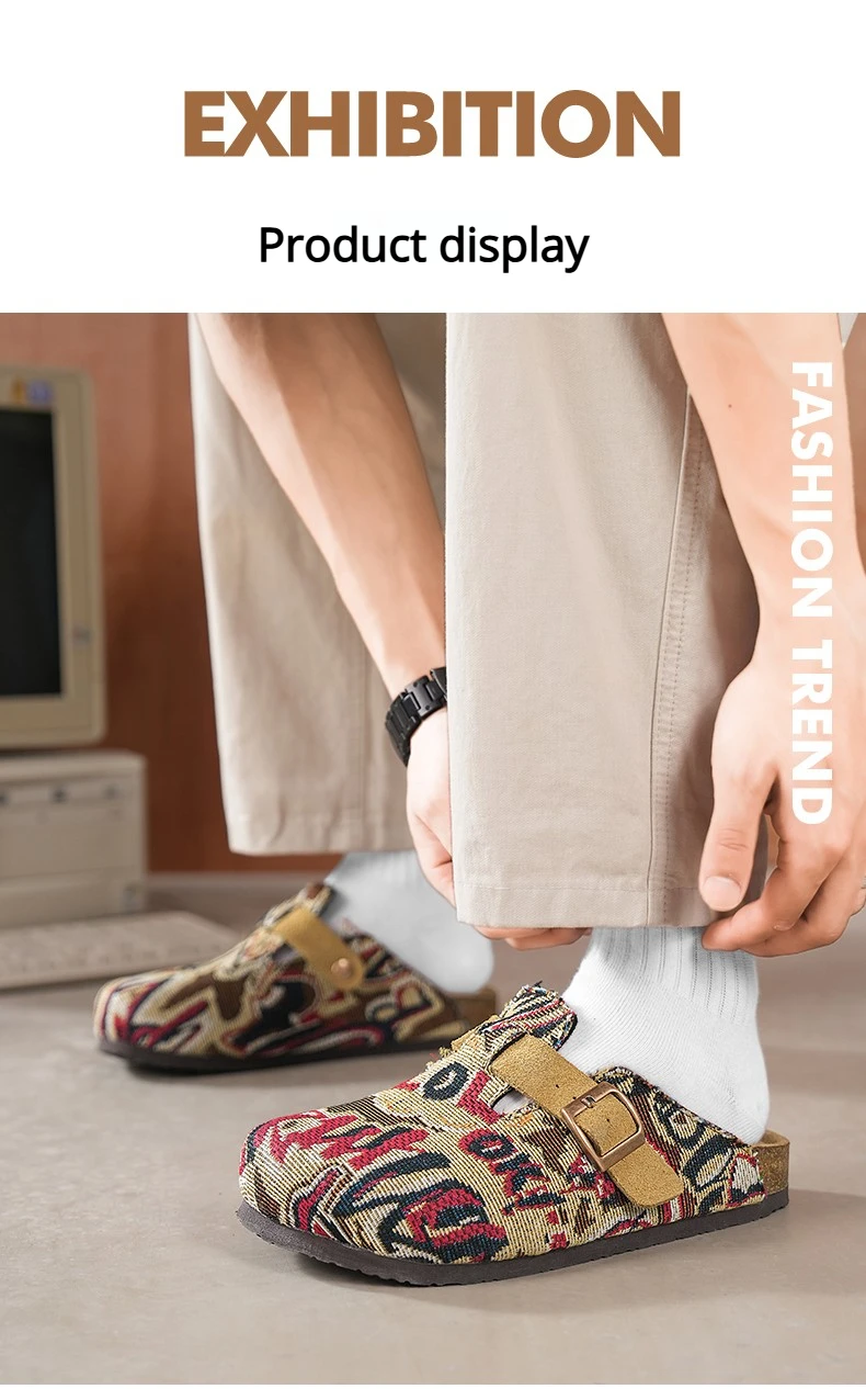 Men's Summer Sandals Casual Shoes Men Comfortable Driving Lazy Shoes Breathable Walking Shoes Non Slip Lightweight Sneakers