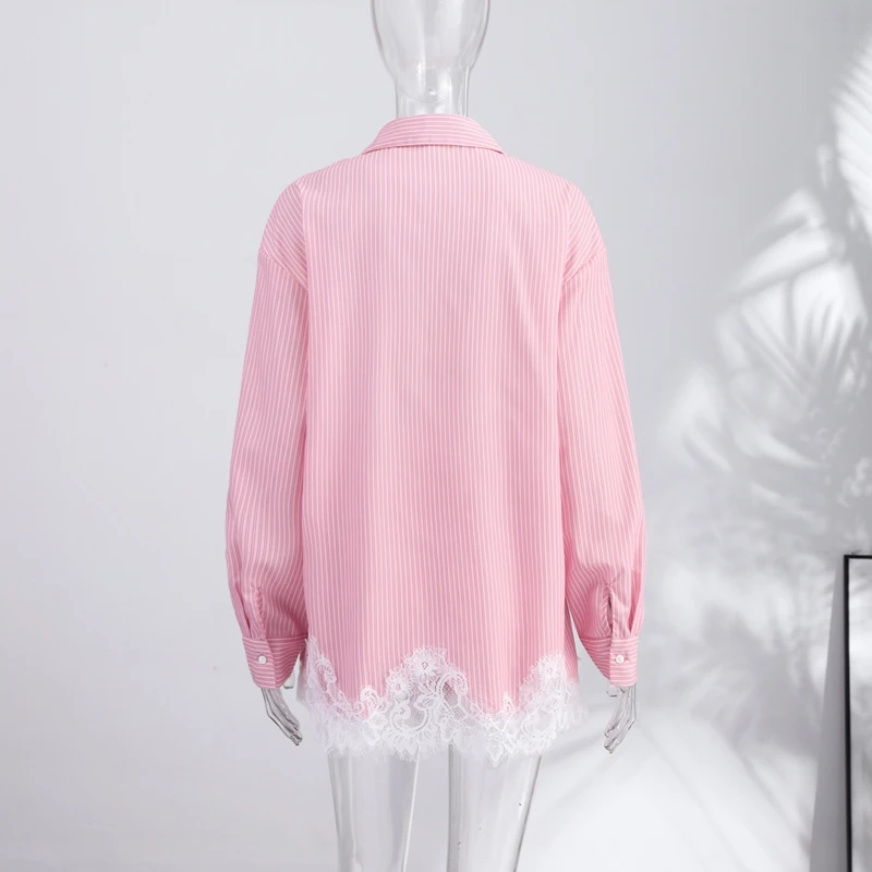 Women Satin Lace Patchwork Dress Long Sleeve O-neck Casual 2026 Spring Female Dresses Casual Solid Beach Robe not contain pearls