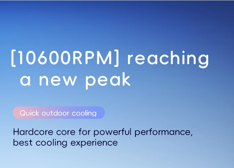 Kinscoter New Mini Handheld Fan 1200mAh Quiet High Speed Portable Rechargeable Fan 3 Speed Outdoor Travel Portable Pocket Fan