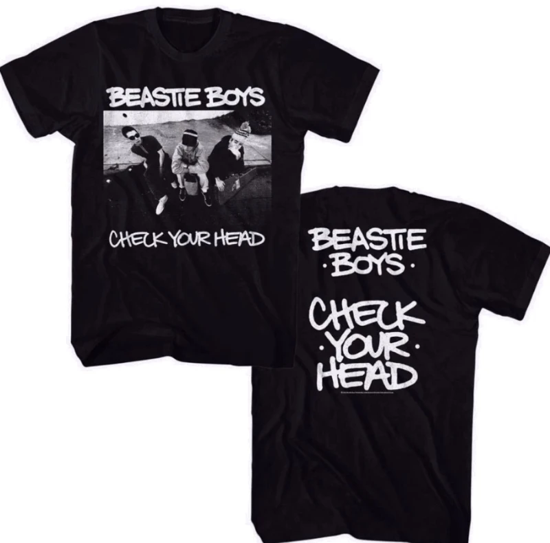 Beastie Boys "Check Your Head" album cover T-shirt, pure cotton all-season streetwear shirt graphic t shirts men t shirt