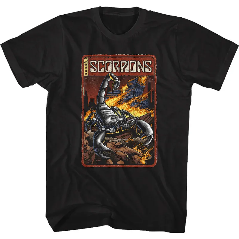 Scorpions -1984 Casual T-shirt Luxury Brand for Men and Women Top 2026