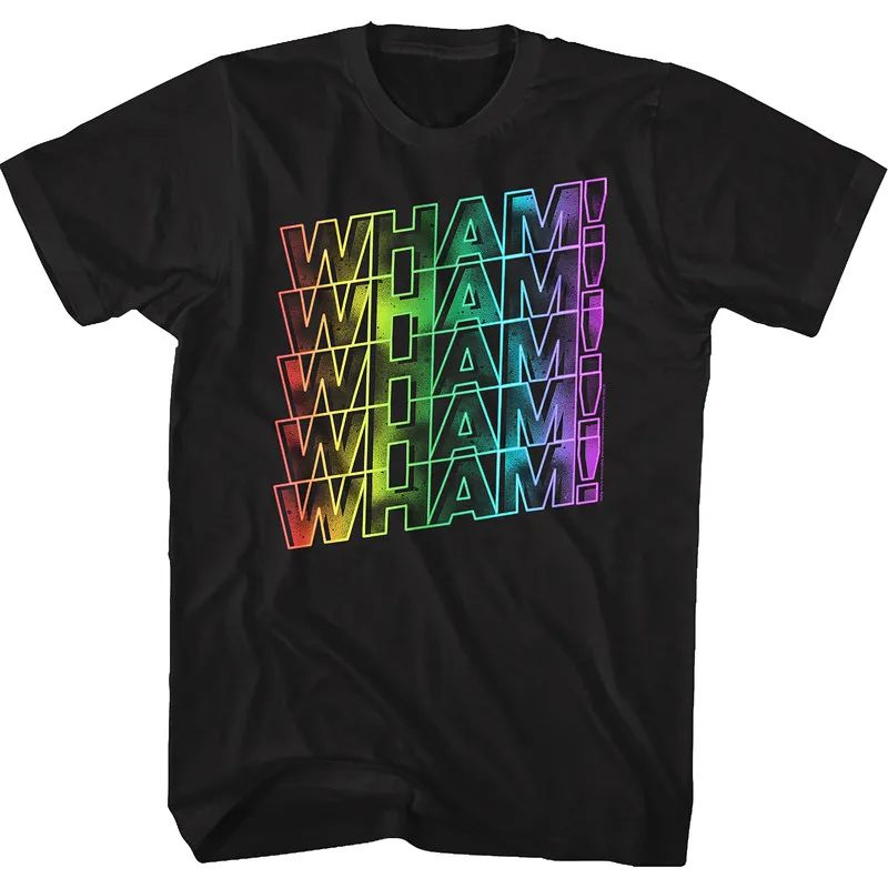 Wham Mighty Band George Michael Rock Retro Casual T-Shirt Men's and Women's Luxury Brand Top 2026 New Band Logo