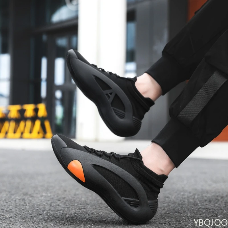 Large Size Autumn Fashion Breathable Lightweight Casual Comfortable Men's Shoes Versatile Trend Flat Bottomed Men's Sports Shoes