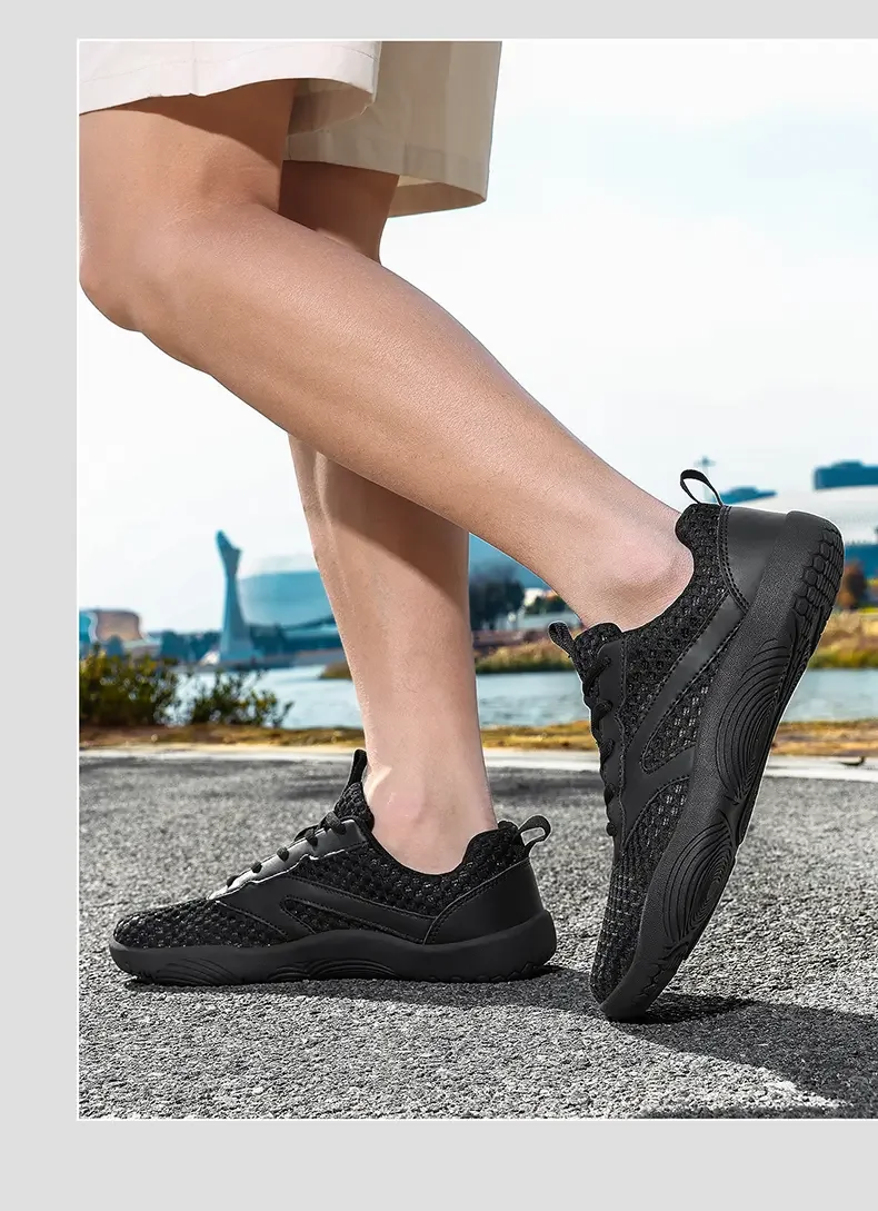 New Men Wide Toe Barefoot Shoes Outdoor Trail Fashion Unisex Running Women Walking Shoes Lightweight and Breathable Minimalist